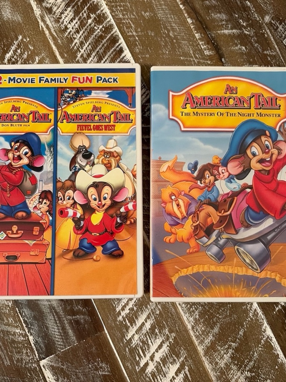 An American Tail DVD Movie Pack- Adventures with Fievel